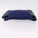 Balenciaga Body Bag Canvas Blue Silver 433625 Auth 208167V-5