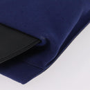 Balenciaga Body Bag Canvas Blue Silver 433625 Auth 208167V-9