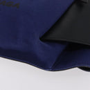Balenciaga Body Bag Canvas Blue Silver 433625 Auth 208167V-15