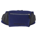 Balenciaga Body Bag Canvas Blue Silver 433625 Auth 208167V-13