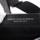 Balenciaga Body Bag Canvas Blue Silver 433625 Auth 208167V-12