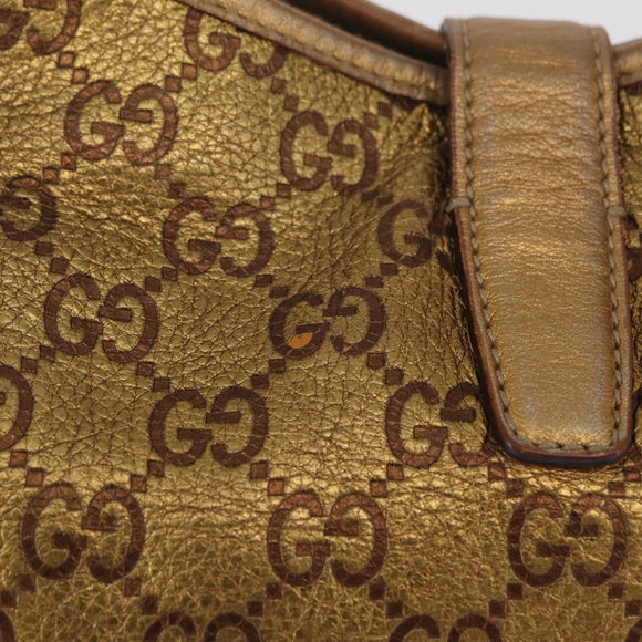 GUCCI GuccissimaGG Sherry Line Jackie Shoulder Bag Leather 153029 Auth 208168A