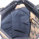 LOEWE Hand Bag Canvas Beige Gold Tone Auth 208170-22