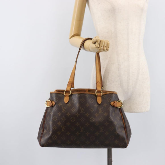 LOUIS VUITTON Monogram Batignolles Horizontal Tote Bag M51154 LV Auth 208172
