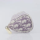 Christian Dior Trotter Pouch PVC Purple Silver Auth 208174-4