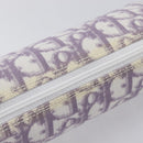 Christian Dior Trotter Pouch PVC Purple Silver Auth 208174-6