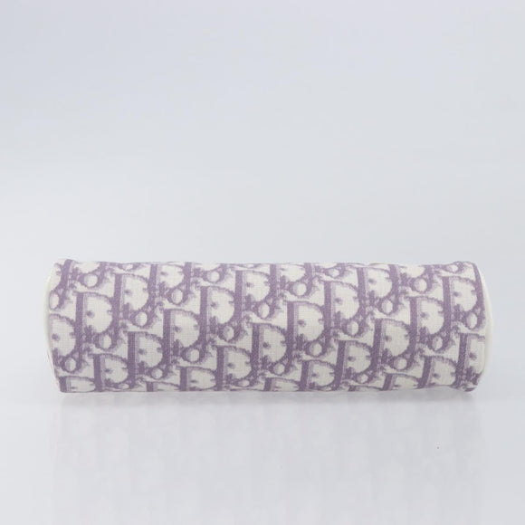 Christian Dior Trotter Pouch PVC Purple Silver Auth 208174