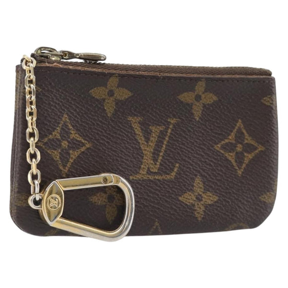 LOUIS VUITTON Monogram Pochette Cles Coin Purse M62650 LV Auth 208177