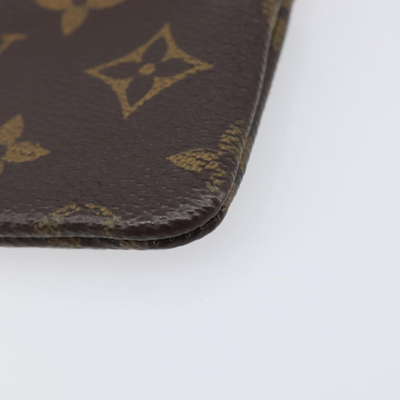 LOUIS VUITTON Monogram Pochette Cles Coin Purse M62650 LV Auth 208177