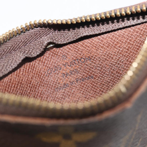 LOUIS VUITTON Monogram Pochette Cles Coin Purse M62650 LV Auth 208177