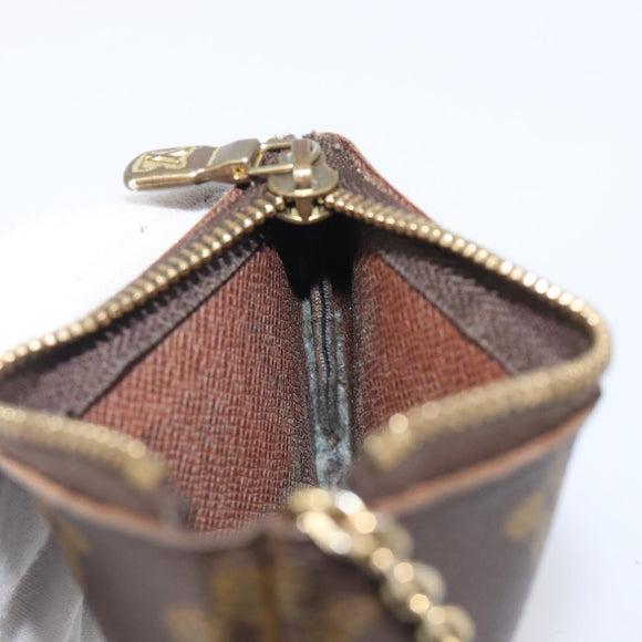 LOUIS VUITTON Monogram Pochette Cles Coin Purse M62650 LV Auth 208177