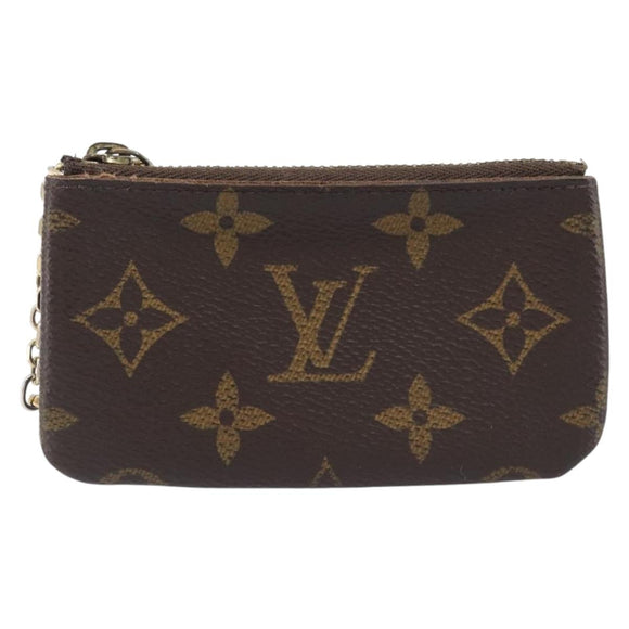 LOUIS VUITTON Monogram Pochette Cles Coin Purse M62650 LV Auth 208177