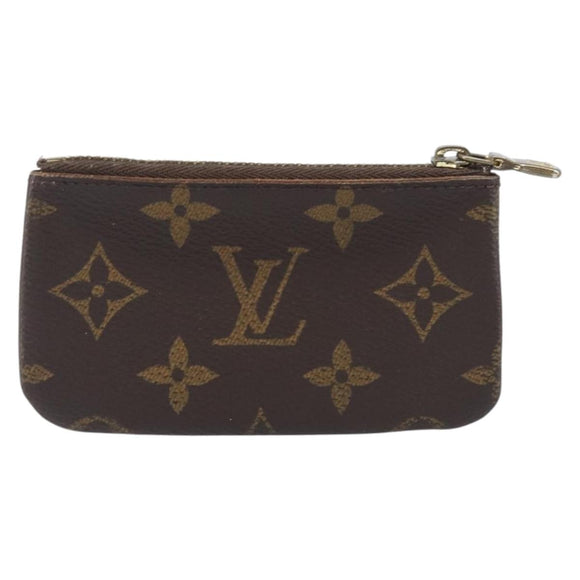 LOUIS VUITTON Monogram Pochette Cles Coin Purse M62650 LV Auth 208177