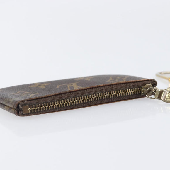 LOUIS VUITTON Monogram Pochette Cles Coin Purse M62650 LV Auth 208177