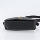 Coach Shoulder Bag Leather Black Gold Tone Auth 208189A-5