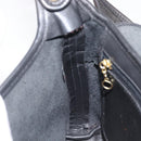 Coach Shoulder Bag Leather Black Gold Tone Auth 208189A-22