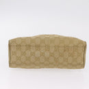 GUCCI GG Canvas Shoulder Bag Beige Gold 90781 Auth 208203-10