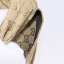 GUCCI GG Canvas Shoulder Bag Beige Gold 90781 Auth 208203-20