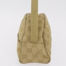GUCCI GG Canvas Shoulder Bag Beige Gold 90781 Auth 208203-5