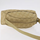 GUCCI GG Canvas Shoulder Bag Beige Gold 90781 Auth 208203-7