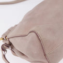 Miu Miu Shoulder Bag Vitellolux Pink Gold Auth 208205A-15
