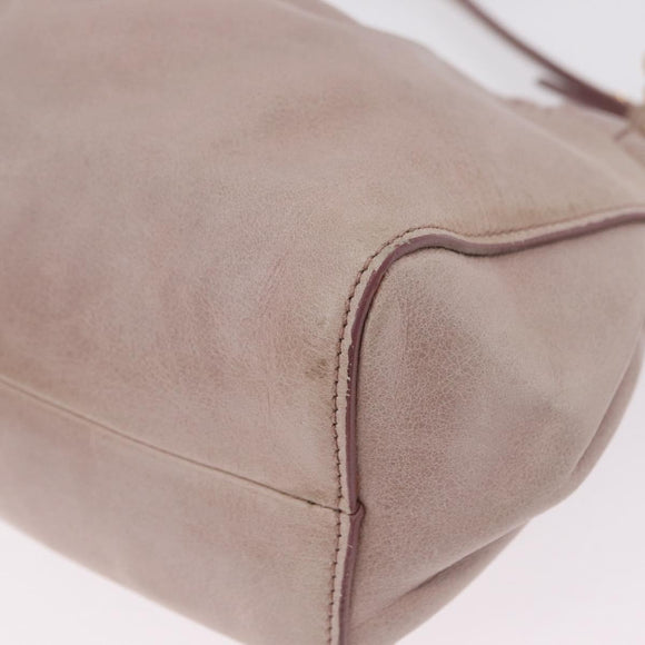 Miu Miu Shoulder Bag Vitellolux Pink Gold Auth 208205A