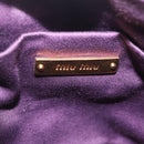 Miu Miu Shoulder Bag Vitellolux Pink Gold Auth 208205A-19