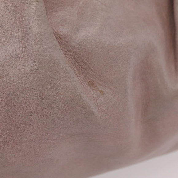 Miu Miu Shoulder Bag Vitellolux Pink Gold Auth 208205A