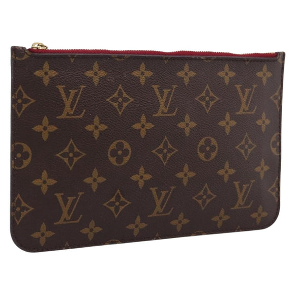LOUIS VUITTON Monogram Neverfull MM Pouch Accessory Pouch LV Auth 208206
