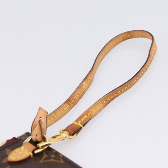 LOUIS VUITTON Monogram Neverfull MM Pouch Accessory Pouch LV Auth 208206