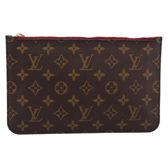 LOUIS VUITTON Monogram Neverfull MM Pouch Accessory Pouch LV Auth 208206