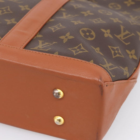 LOUIS VUITTON Monogram Sac Weekend PM Hand Bag M42425 LV Auth 208211