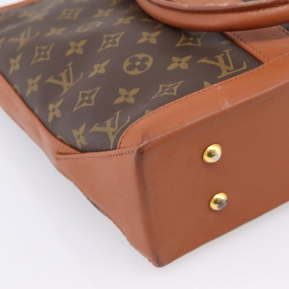 LOUIS VUITTON Monogram Sac Weekend PM Hand Bag M42425 LV Auth 208211