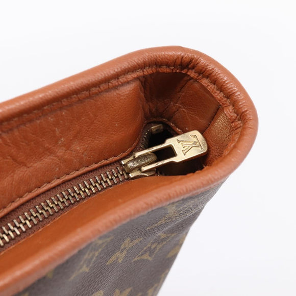 LOUIS VUITTON Monogram Sac Weekend PM Hand Bag M42425 LV Auth 208211