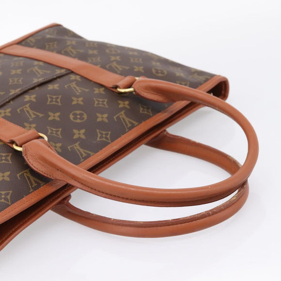 LOUIS VUITTON Monogram Sac Weekend PM Hand Bag M42425 LV Auth 208211