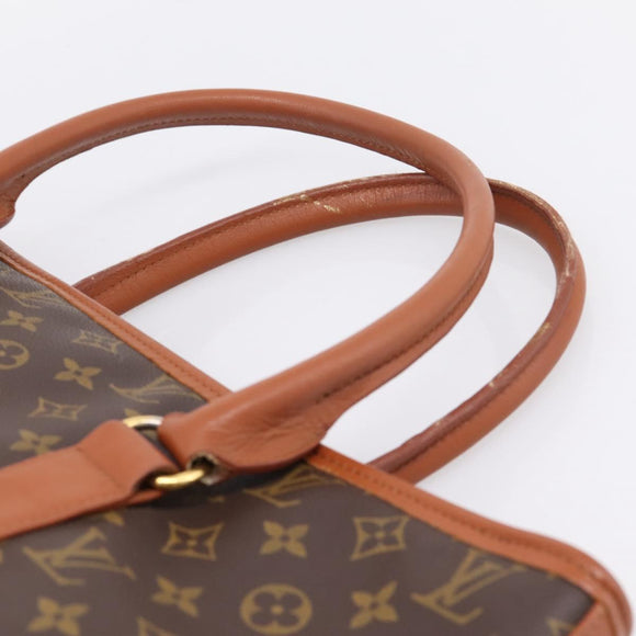 LOUIS VUITTON Monogram Sac Weekend PM Hand Bag M42425 LV Auth 208211
