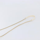 CHANEL Matelasse Chain Vanity Shoulder Bag Lamb Skin Ivory Gold CC Auth 208213M-8