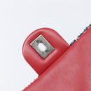 CHANEL Matelasse 25 Chain Shoulder Bag Tweed Navy Silver CC Auth 208214SAM-18