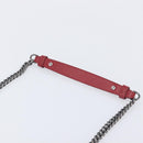 CHANEL Matelasse 25 Chain Shoulder Bag Tweed Navy Silver CC Auth 208214SAM-9