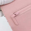 CHANEL Chain Shoulder Bag Tweed Pink Gold CC Auth 208216SAM-20