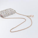CHANEL Chain Shoulder Bag Tweed Pink Gold CC Auth 208216SAM-7