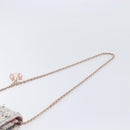 CHANEL Chain Shoulder Bag Tweed Pink Gold CC Auth 208216SAM-8