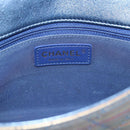 CHANEL Chain Matelasse Shoulder Bag Canvas Multicolor Gold CC Auth 208217M-17