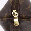 LOUIS VUITTON Monogram Trousse Demi Ronde Cosmetic Pouch M47520 LV Auth 208218-12