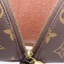 LOUIS VUITTON Monogram Trousse Demi Ronde Cosmetic Pouch M47520 LV Auth 208218-18