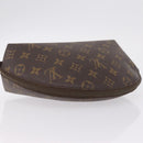 LOUIS VUITTON Monogram Trousse Demi Ronde Cosmetic Pouch M47520 LV Auth 208218-6
