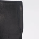 CHANEL Chain Hand Bag Patent leather Black Silver CC Auth 208219A-9