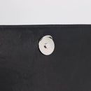 CHANEL Chain Hand Bag Patent leather Black Silver CC Auth 208219A-20