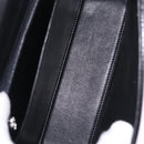 CHANEL Chain Hand Bag Patent leather Black Silver CC Auth 208219A-10