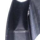 CHANEL Chain Hand Bag Patent leather Black Silver CC Auth 208219A-24